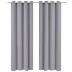 Gordijnen Met Metalen Ringen 2 Stuks ()