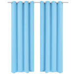 Gordijnen Met Metalen Ringen 2 Stuks ()