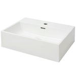 Wastafel Met Kraangat Wit 51,5X38,5X15 Cm Keramiek