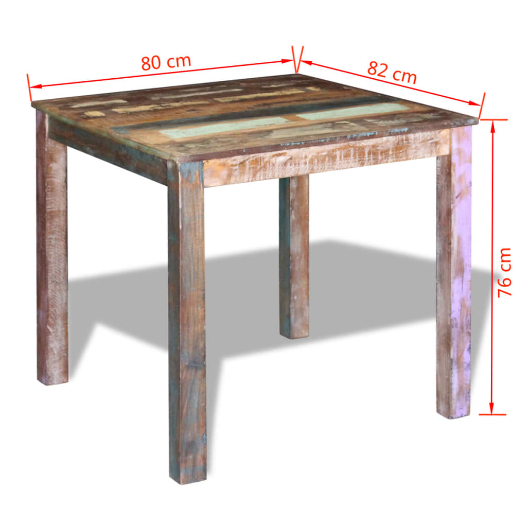 Eettafel Massief Gerecycled Hout