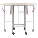 Eetkamerset Opvouwbaar 5-Dlg Mdf