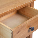 Wandtafel 50X32X75 Cm Massief Eikenhout