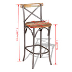 Barkruk Massief Gerecycled Hout