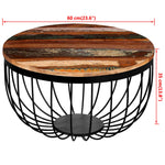 Salontafel Massief Gerecycled Hout