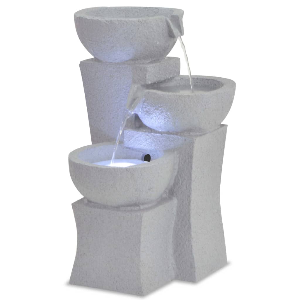 Binnenfontein Met Led-Verlichting Polyresin