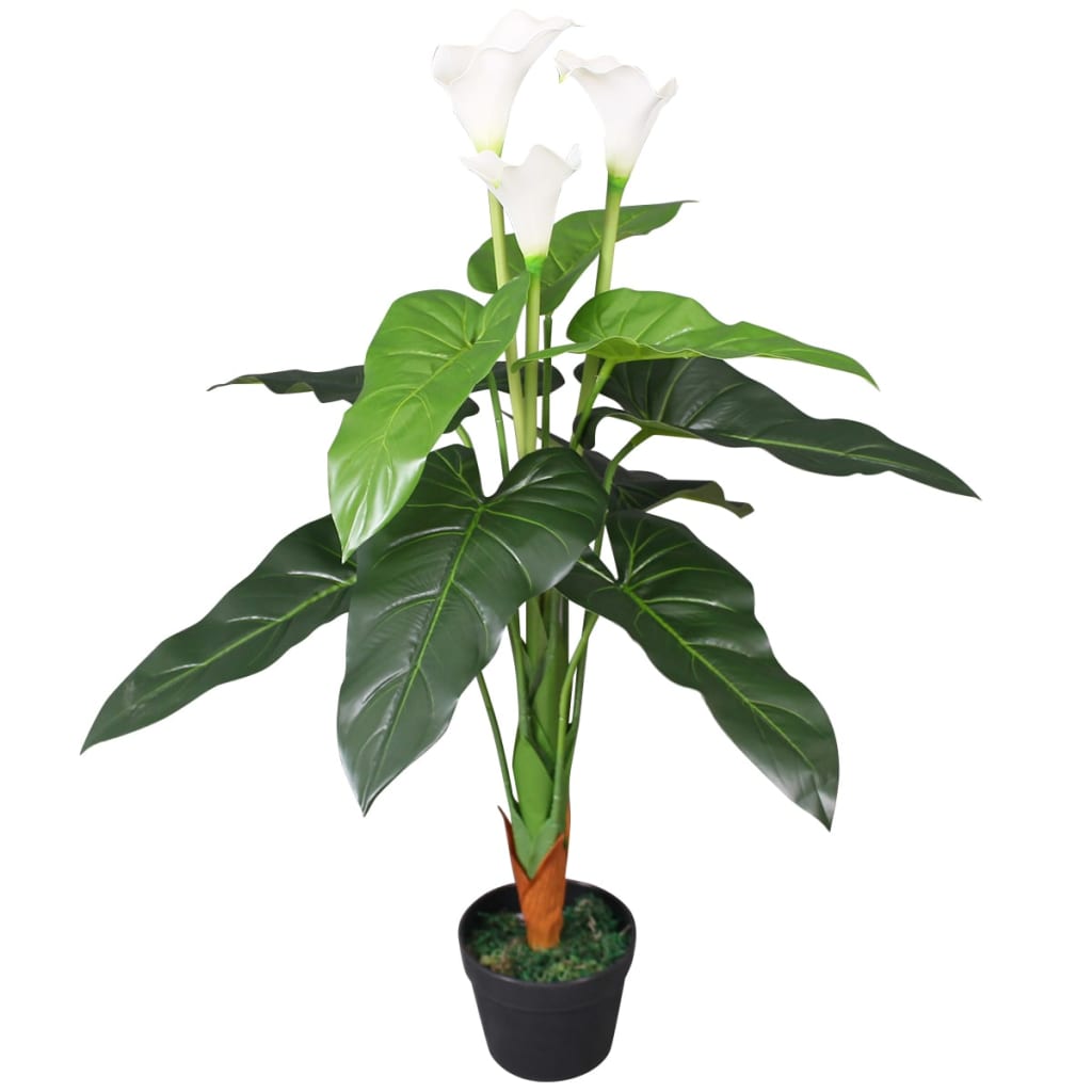 Kunst Calla Lelie Plant Met Pot 45 Cm