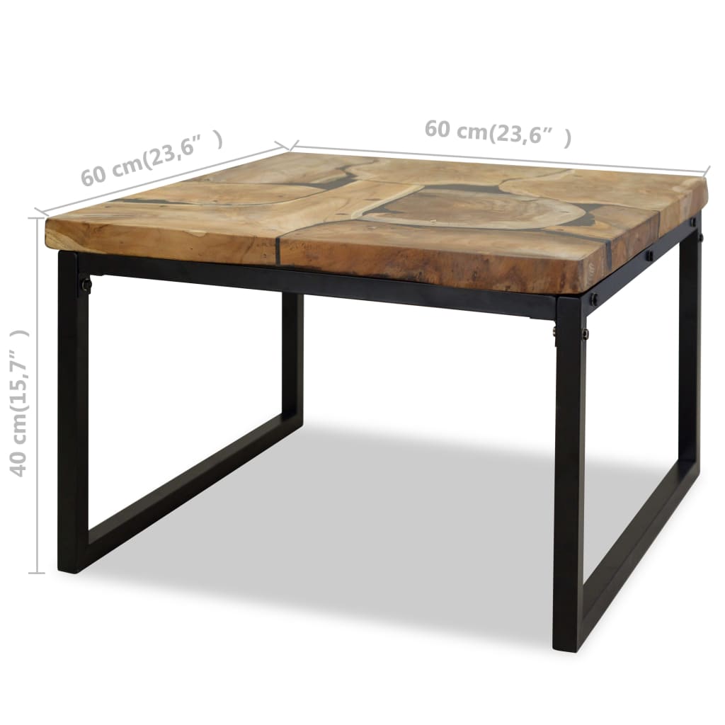 Salontafel Teakhout En Hars