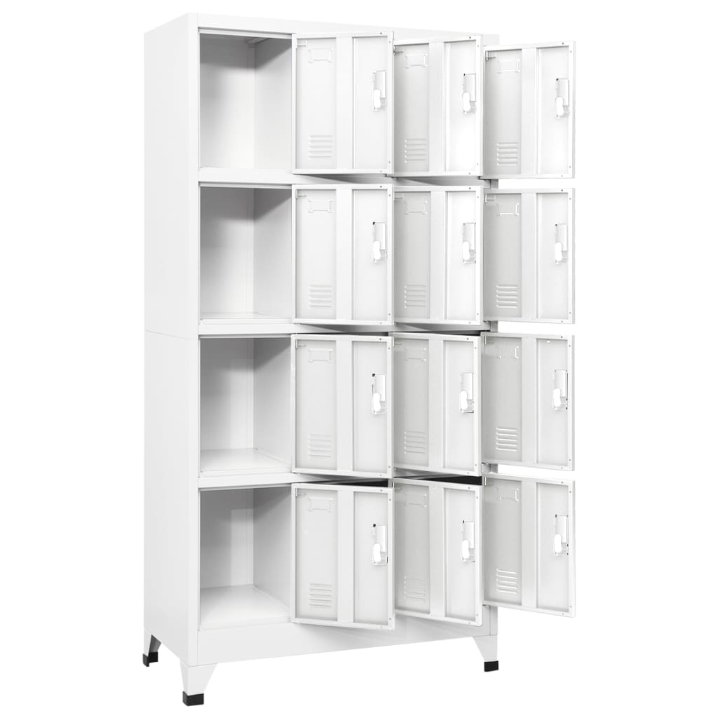 Lockerkast Met 12 Compartimenten 90X45X180 Cm