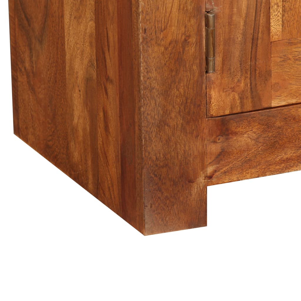 Tv-Meubel 120X30X40 Cm Massief Hout Met Honingafwerking