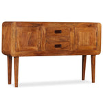 Dressoir 120X30X75 Cm Massief Hout Met Honingafwerking