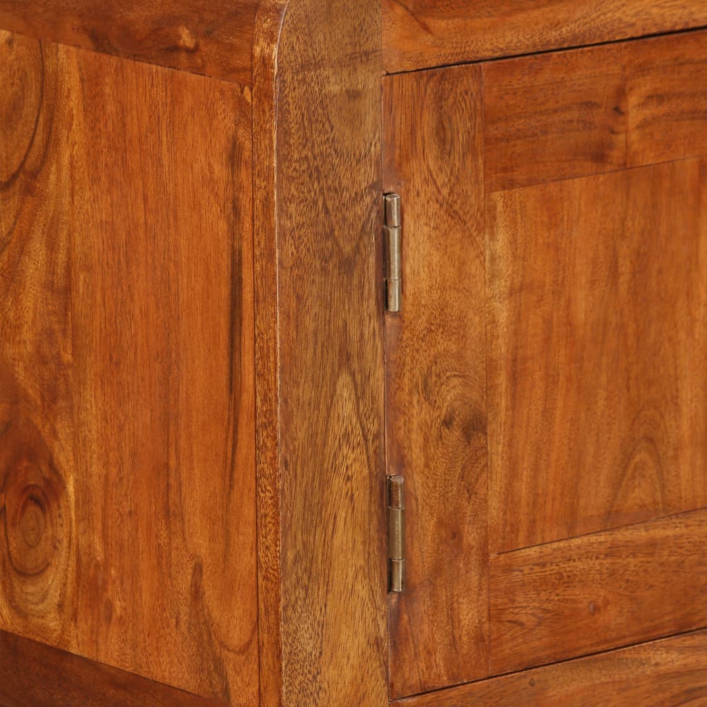 Dressoir 120X30X75 Cm Massief Hout Met Honingafwerking