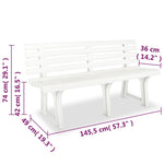 Tuinbank 45,5 Cm Kunststof