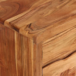Tv-Meubel Met Bewerkte Deuren 117X30X40 Cm Massief Acaciahout Heldergroen