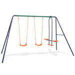 Schommelset Met 4 Zitjes Oranje