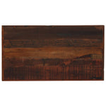 Bartafel Massief Gerecycled Hout Donkerbruin