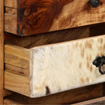 Dressoir 50X30X86 Cm Massief Sheeshamhout