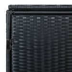 Containerberging Dubbel 148X80X111 Cm Poly Rattan