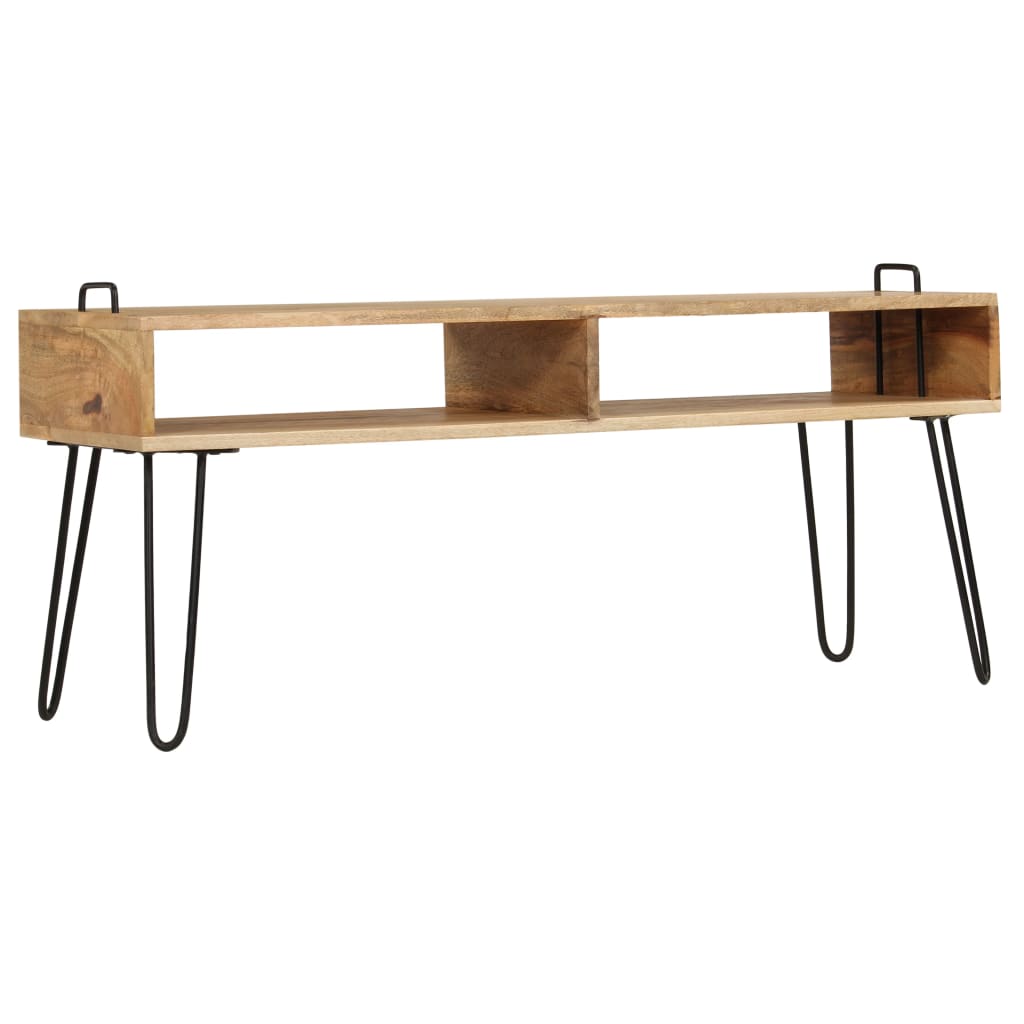 Tv-Meubel 110X35X45 Cm Massief Mangohout