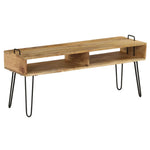 Tv-Meubel 110X35X45 Cm Massief Mangohout