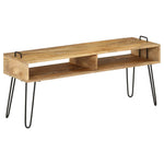 Tv-Meubel 110X35X45 Cm Massief Mangohout