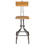 Barkrukken 2 St Massief Gerecycled Teakhout