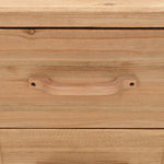 Nachtkastje 50X35X57 Cm Massief Vurenhout