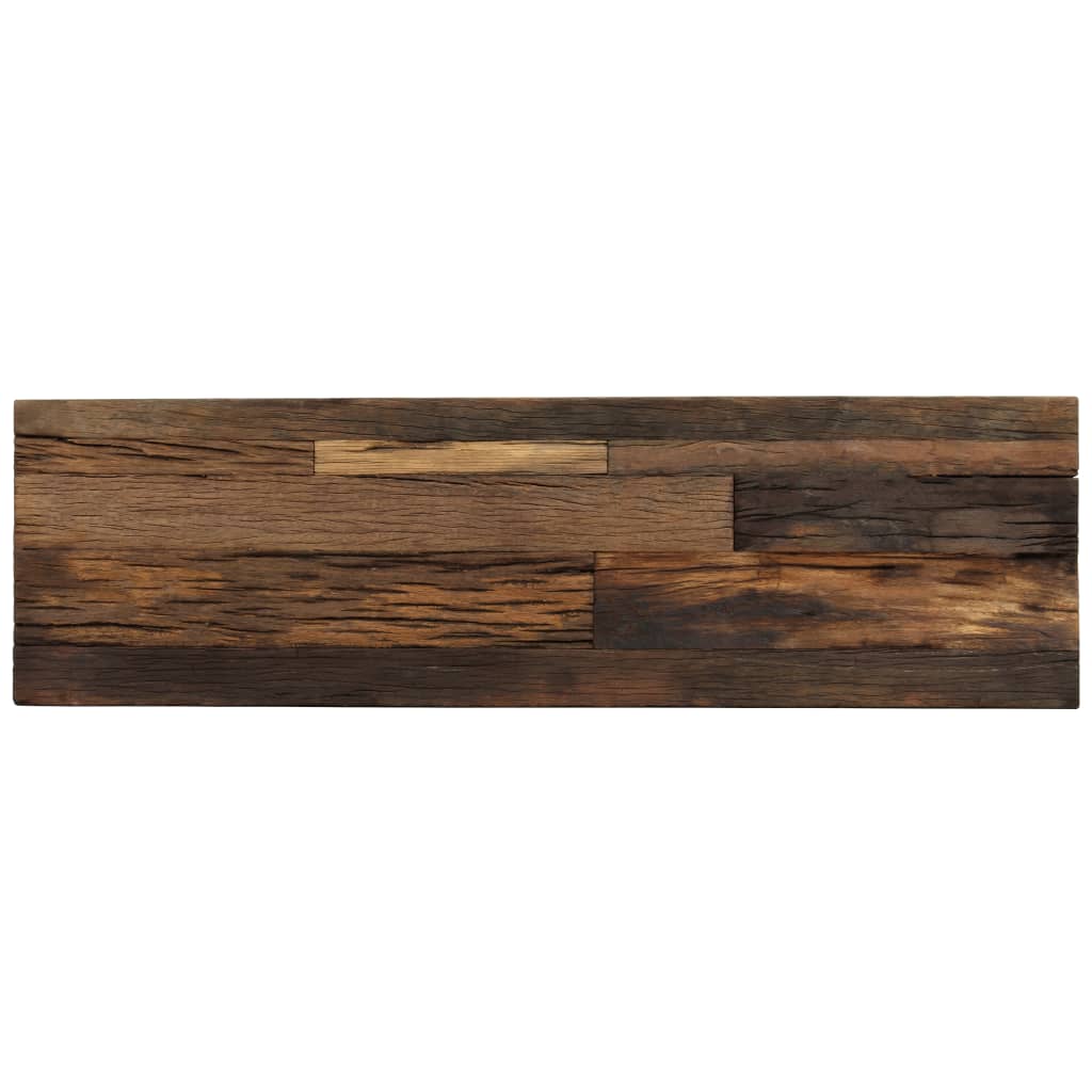 Wandtafel 120X35X76 Cm Gerecycled Hout En Staal