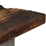 Wandtafel 120X35X76 Cm Gerecycled Hout En Staal