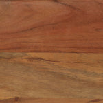 Eettafel Massief Acaciahout En Staal