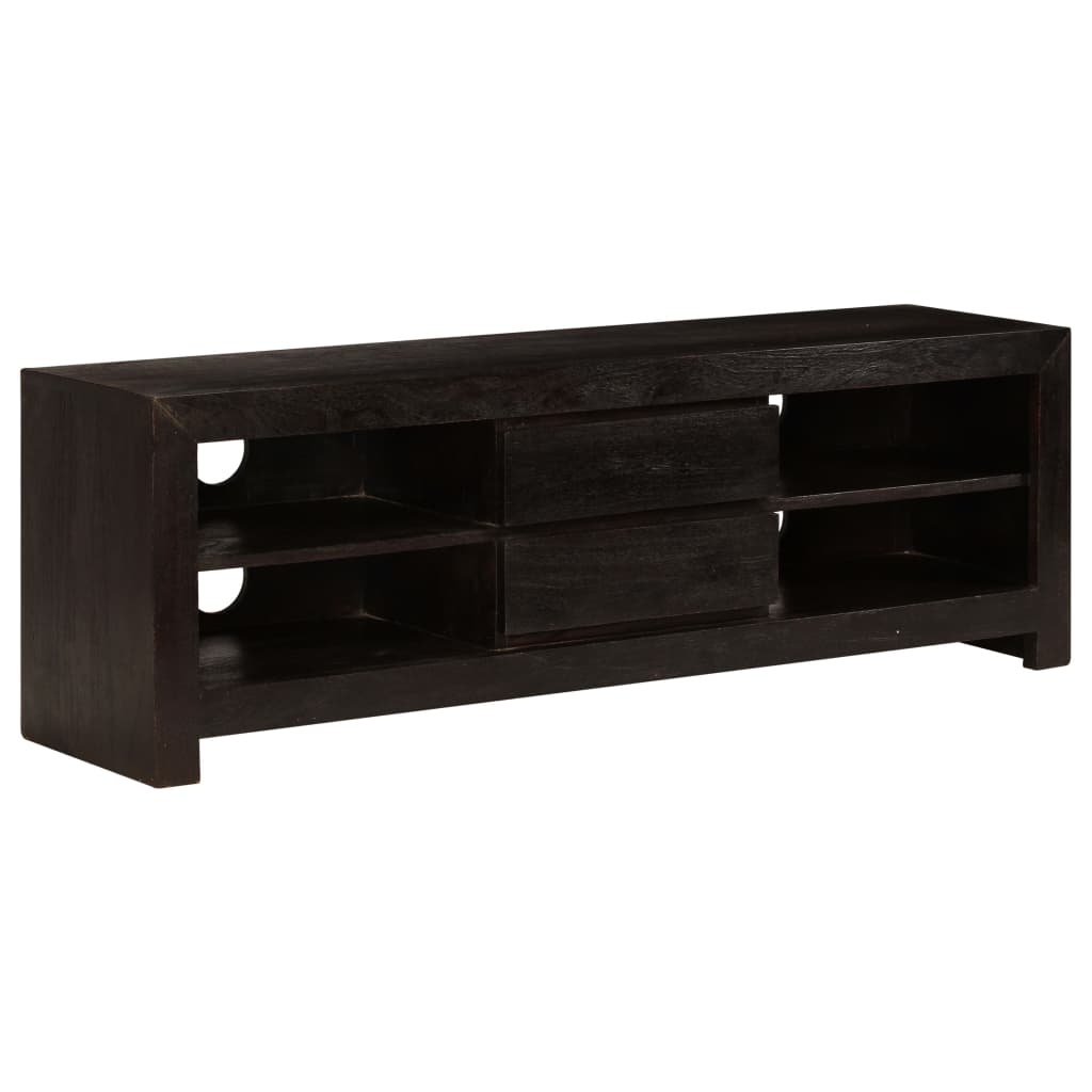 Tv-Meubel 120X30X40 Cm Massief Acaciahout