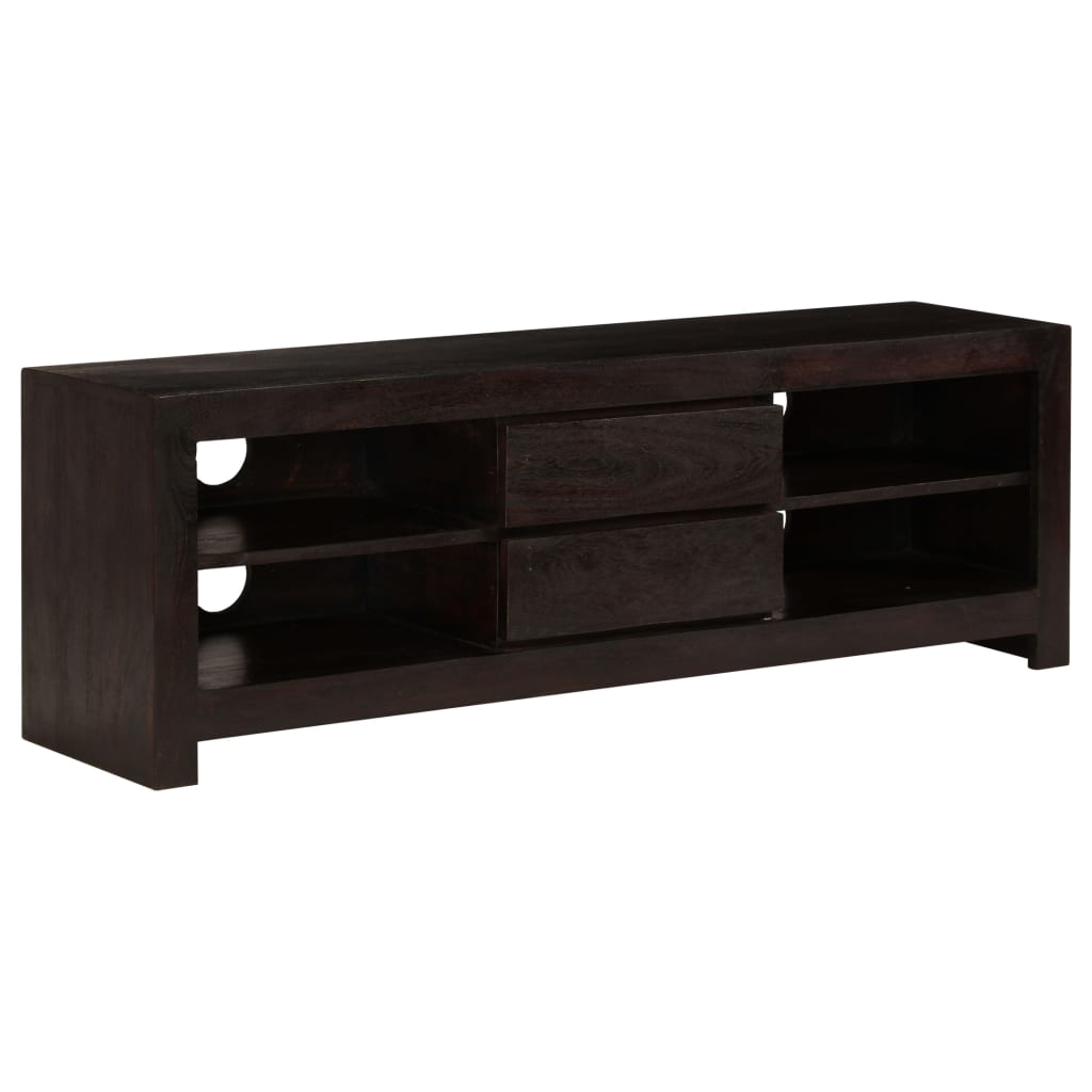 Tv-Meubel 120X30X40 Cm Massief Acaciahout