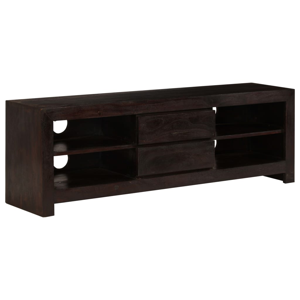 Tv-Meubel 120X30X40 Cm Massief Acaciahout