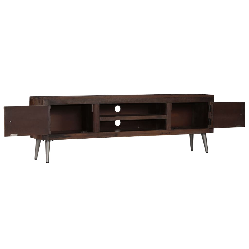 Tv-Meubel 140X30X45 Cm Massief Gerecycled Hout