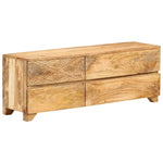 Tv-Meubel 110X30X40 Cm Massief Mangohout