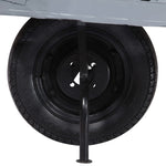 Barkruk Scooter Echt Leer En Massief Gerecycled Hout