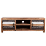 Tv-Meubel 120X35X40 Cm Massief Acaciahout