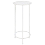 Plantenstandaardset Vintage Stijl Metaal Antiekwit 3-Delig