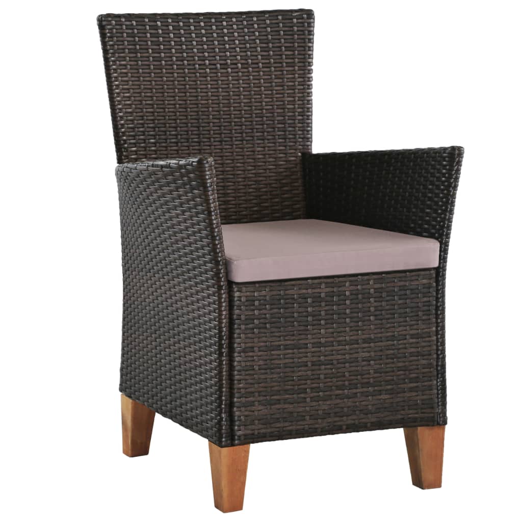 Tuinstoelen Met Kussens Poly Rattan