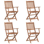5-Delige Tuinset Inklapbaar Massief Acaciahout