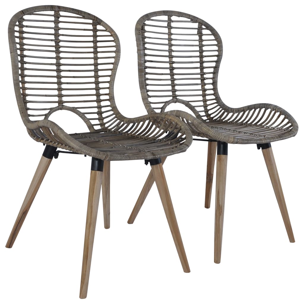 Eetkamerstoelen Natuurlijk Rattan