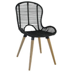 Eetkamerstoelen Natuurlijk Rattan