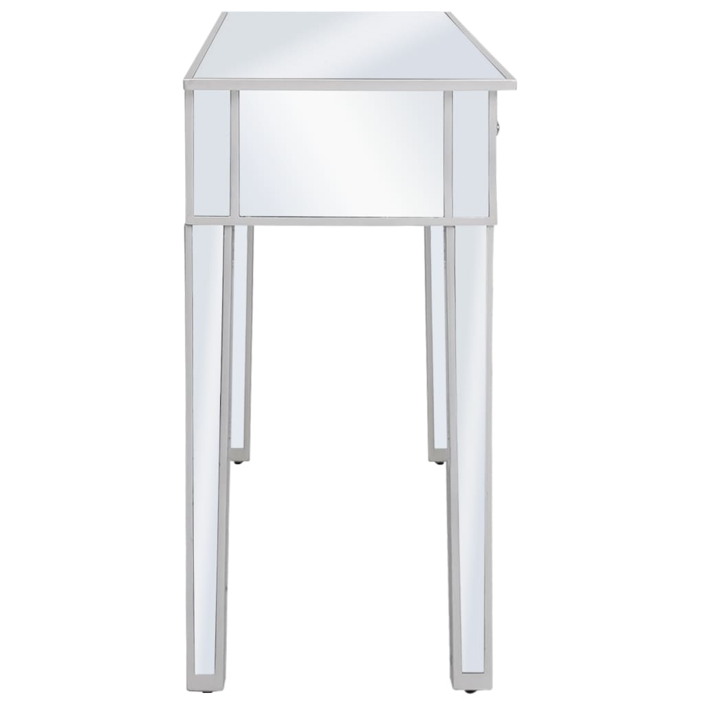 Wandtafel Gespiegeld 106,5X38X76,5 Cm Mdf En Glas