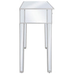 Wandtafel Gespiegeld 106,5X38X76,5 Cm Mdf En Glas