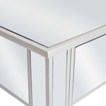 Wandtafel Gespiegeld 106,5X38X76,5 Cm Mdf En Glas