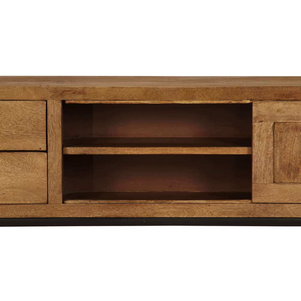 Tv-Meubel 140X30X40 Cm Massief Mangohout