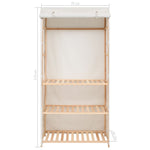 Kledingkast 3-Laags 79X40X170 Cm