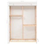 Kledingkast 3-Laags 110X40X170 Cm