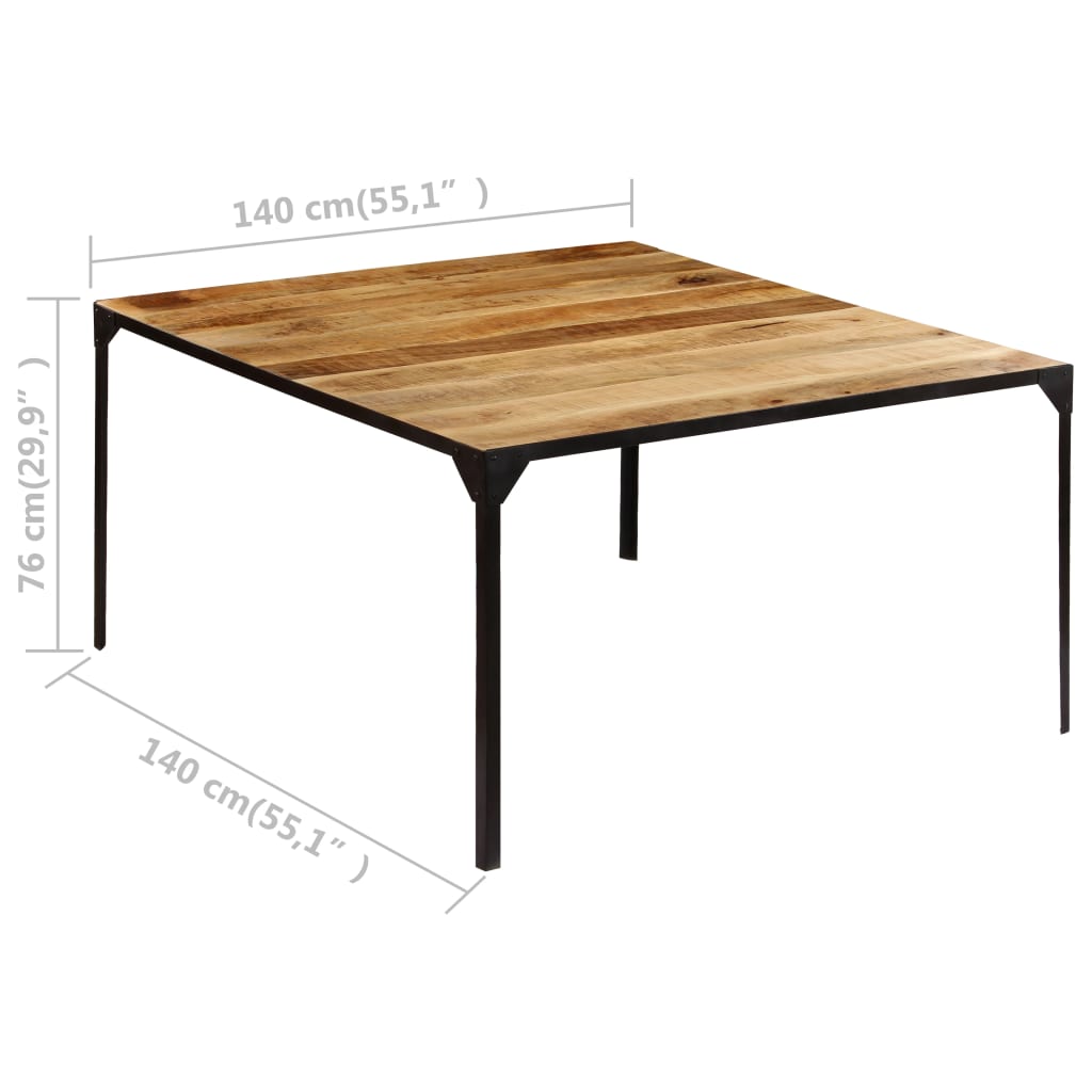 Eettafel Massief Mangohout