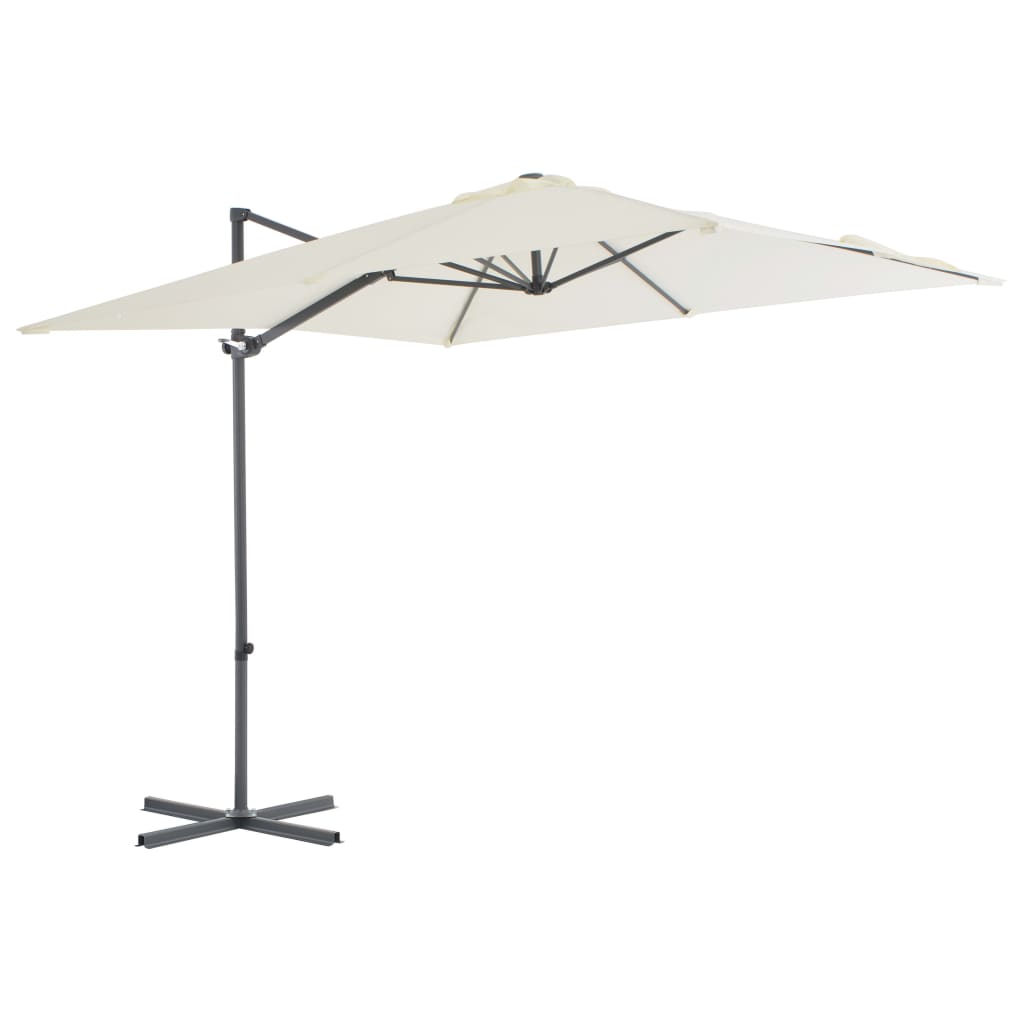 Zweefparasol Met Stalen Paal Bordeaux