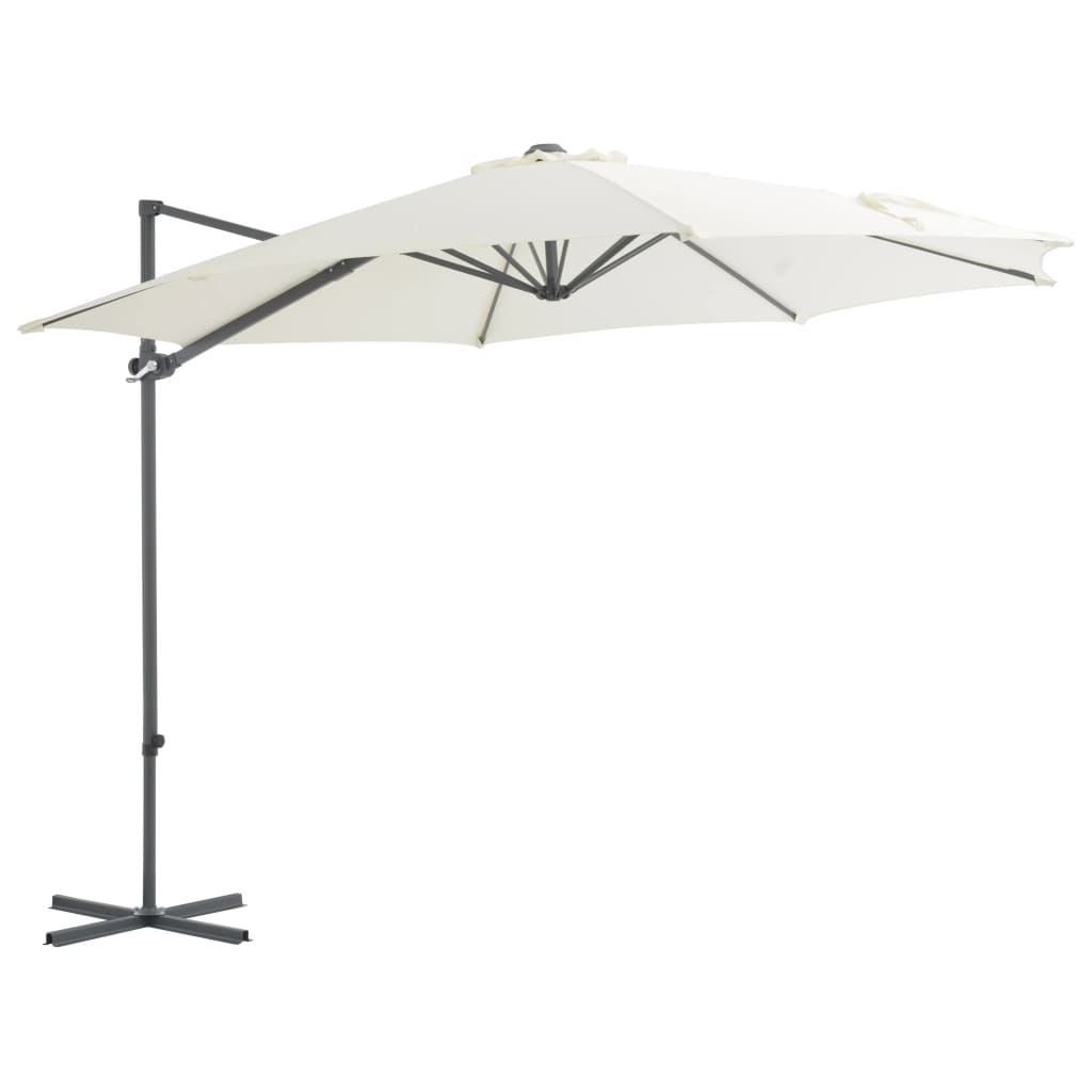 Zweefparasol Met Stalen Paal Bordeaux